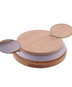 ComSaf Airtight Canisters for Bulk Food Storage Set of 3-17/22/43oz, BPA Free High Borosilicate Glass Cookies Jar with Bamboo Lid, Cylinder Cereal Container with Sealing 17oz/22oz/43oz 37 71 T0lliSPL