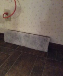 Allertech VentGuard Electrostatic Filtration Kit - 16" x 60" Roll - Air Vent Filter Guard - Electrostatically Charged Dust Control - HVAC Intake Registers & Grilles Cover - Hook & Loop Strip 16 x 60-Inch 27 71 UYYf66eL