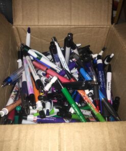 DG Collection (5lb Box Approx. 200-250 pens) Assorted Retractable Ballpoint Pens Office Ink Pen Supplies Big Bulk Lot 53 71 Ui78s5YL