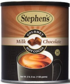 Stephen's Hot Cocoa Milk Chocolate Cans (Milk Chocolate, 1 Pound (Pack of 1)) 2.5 Pound (Pack of 1)