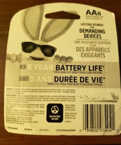 Energizer Rechargeable AA Batteries, Recharge Power Plus Double A Battery Pre-Charged, 8 Count 52 71 W Sea8DL