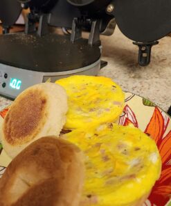 Hamilton Beach Dual Breakfast Sandwich Maker with Timer, Silver (25490A) 42 71 XdfupeFL