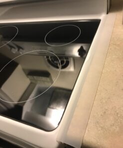 Capparis Kitchen Silicone Stove Counter Gap Cover, Easy Clean Heat Resistant Wide & Long Gap Filler, Seals Spills Between Counter, Stovetop, Oven, Washer & Dryer, Set of 2 (21 Inches, semi-Clear) 21 Inches 28 71 Xsi2BxrL 1