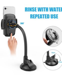 WixGear 3-in-1 Universal Car Phone Mount, Phone Holder for Car, Cell Phone Car Mount Air Vent Holder with Dashboard Mount and Windshield Mount for Cell Phones 25 71 Y0Iv jmL