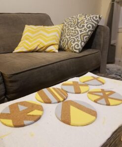 Set of 6 Cork Coasters from Thirstystone 8 71 YW881ufL