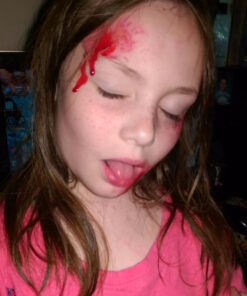 Kangaroo Halloween Super Family Makeup Kit: Professional SFX Face & Body Paint for Zombie Cosplay, Injuries, & Blood Effects 55 71 Yfv99U5L