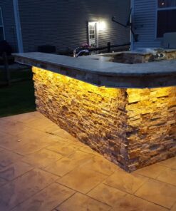 FVTLED Low Voltage LED Deck Lighting Kit Stainless Steel Waterproof Outdoor Landscape Garden Yard Patio Step Decoration Lamps LED In-ground Lights, Pack of 10(Warm White) 28 71 YkkVLEL