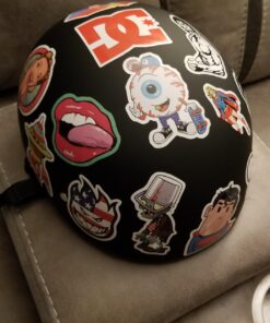 Daytona Helmets Half Skull Cap Motorcycle Helmet – DOT Approved X-Large Dull Black 35 71 Z5DfW4SL