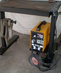 Goplus 110V MIG 130 Welder Flux Core Welding Machine, No Gas Welding Machine with Electrode Holder Face Shield (Orange) 48 71 ZhqPrmfL