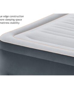 Intex Comfort Dura-Beam Airbed Internal Electric Pump Bed Height Elevated (2020 Model) Twin (300 Lbs) Mid Rise (13") 32 71 aAxpiWqL