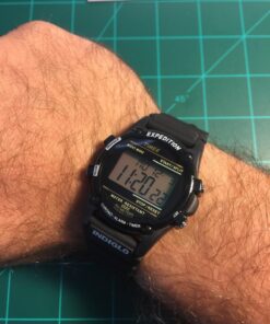 Timex Men's T5K463 Expedition Atlantis Black Resin Strap Watch 30 71 aTzbzasL