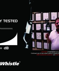 HyperWhistle The Original Worlds Loudest Whistle up to 142db Loud, Very Long Range, for Referee, Coaches, Instructors, Sports, Teachers, Life Guard, Self Defense, Survival, Emergency uses black 40 71 bU4edz5L