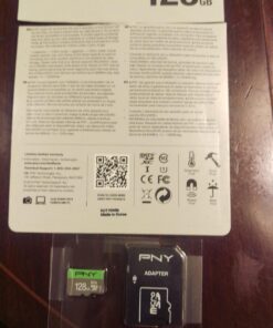 PNY 128GB Elite Class 10 U1 microSDXC Flash Memory Card, Model:P-SDU128U185EL-GE 25 71 bhjLEiL