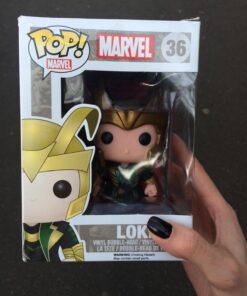 Funko POP Marvel (Bobble):  Helmet Loki Action Figure 26 71 c6TO t L