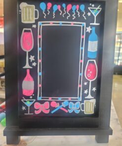 Vaci 10 Multicolored Liquid Chalk Markers | Erasable, Non-Toxic, Water-Based Pens | 6 mm Reversible Tips - Bullet & Chisel | On Chalkboards, Windows, Glass, Mirrors, Blackboards & More | Kids & Adults 10 Markers Set + Drawing Stencils 28 71 cwIxlhxL 1