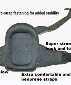 CLC Custom Leathercraft 345 Professional Kneepads, Supportive Gel Cushion, Breathable Neoprene Straps, Over Sized Caps for More Coverage, Ideal for Gardening, Flooring, Cleaning and Construction , Black 12 71 duLSSihL