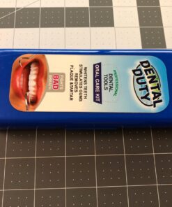 Dental Hygiene Kit - Calculus & Plaque Remover Dental Tool Set - Stainless Steel Tarter Scraper, Tooth Pick, and Mouth Mirror - Dentist Instrument Set for Teeth Cleaning (Blue) Blue 51 71 eB32laYL