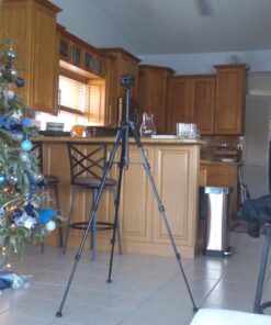 ZOMEI 65” Camera Tripod Compact Light Weight Travel Aluminum Camera/Phone Tripod for Canon Nikon with 2PC Quick Plates and Universal Phone Mount 11 lbs Load (Black) 72 71 f5jwV74L