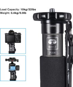 SIRUI P-326 6 Section Carbon Fiber Monopod 24 71 fMXetG0L