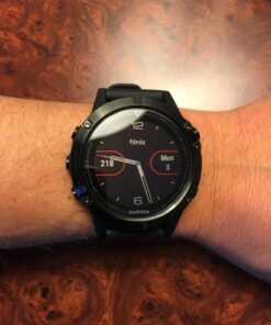 Garmin fēnix 5, Premium and Rugged Multisport GPS Smartwatch, Slate Gray/Black Band, 47 MM Watch Only Slate Gray with Black Band 47mm 60 71 fN67aMdL