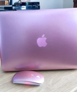 IBENZER Compatible with Old Version MacBook Air 13 Inch Case (2017-2010 Release), Models: A1466/A1369, Plastic Hard Shell Case with Keyboard & Screen Cover for Mac Air 13, Rose Gold, A13MPK+2 For Macbook Air 13'' A1466/A1369 39 71 fum0spCL