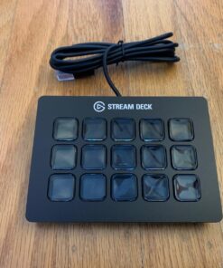 Elgato Stream Deck Classic - Live production controller with 15 customizable LCD keys and adjustable stand, trigger actions in OBS Studio, Streamlabs, Twitch, YouTube and more, works with PC/Mac 46 71 gxTiFUjL