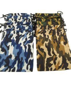 Adorox Tie-dyed Camouflage Drawstring Tote Bags Party Favors Arts & Crafts (Camouflage (12 Bags)) 14 71 h1RSKpFL