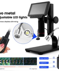 Andonstar 5 inch Screen 1080P Digital Microscope HDMI Microscope for Circuit Board Repair Soldering Tool ADSM302 39 71 hBJUOtCS