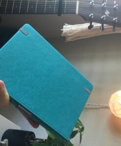 Lemome Thick Classic Notebook with Pen Loop A5 College Ruled Hardcover Writing Notebook with Pocket + Page Dividers Gifts, Banded, Large, 180 Pages, 8.4 x 5.7 in green 51 71 hVe3NzrL