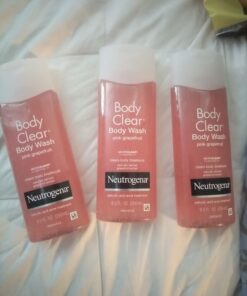 Neutrogena Body Clear Acne Treatment Body Wash with 2% Salicylic Acid Acne Medicine to Prevent Body Breakouts,Pink Grapefruit Shower Gel for Back,Chest & Shoulders,Vitamin C,8.5 fl. oz (Pack of 3) 38 71 hk1qiBhL 1