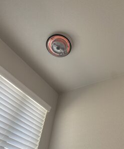 Broan-NuTone 157 Low-Profile Fan-Forced Ceiling Heater, Enclosed Sheath Element for Bathroom, Kitchen, and Home, Standard, Satin Aluminum 41 71 hmFjim9L