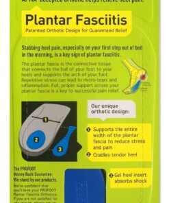 PROFOOT Plantar Fasciitis Orthotics, Women's 6-10, 2 Pairs 10 71 hngs3HQL