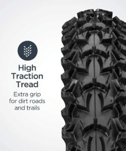 Schwinn Replacement Bike Tire, Mountain Bicycle Tires, High Traction Tread, Standard Bike Tires in Multiple Size Options Mountain/Standard 20-Inch x 1.95 Inch 28 71 iBdWa5sL