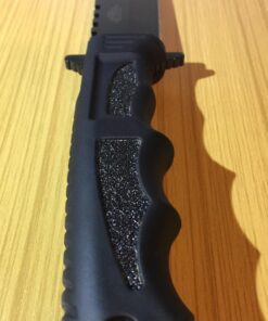 MTECH USA MT-086 Fixed Blade Hunting Knife, Black Straight Edge Blade, Black Handle, 12-1/4-Inch Overall, Black Blade 46 71 j8eomsnL