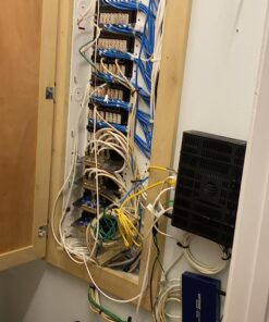 Belkin Power Strip Surge Protector - 12 AC Multiple Outlets & 8 ft Long Flat Plug Heavy Duty Extension Cord for Home, Office, Travel, Computer Desktop, Laptop & Phone Charging Brick (3,940 Joules) 12 Outlet Strip + Cable & Phone protection 45 71 jHd8GpyL