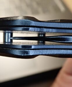 MTECH USA Tactical Folding Knife With 440 Stainless Tanto Blade,Black Black 38 71 k J18SL