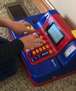 Learning Resources Pretend & Play Teaching Cash Register, 73 Piece Set, Ages 3+, Talking Register, Counting Activities, Money Management, for Kids 29 71 kB79A7L