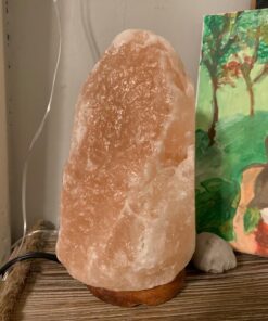 CRYSTAL DECOR 2 Natural Himalayan Pink Salt Lamp w/Bulb & Cord ~7 in 41 71 kNLg3lhL