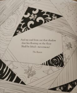 Alternative view of Edgar Allan Poe: An Adult Coloring Book