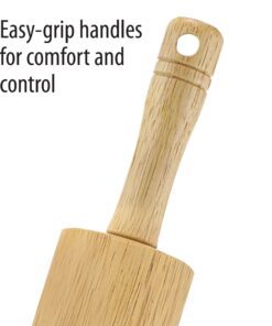 Farberware 5215807 Classic Wood Rolling Pin, 17.75-Inch, Natural Classic Rolling Pin 24 71 lDEZ6S3L