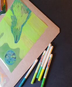 Crayola Washable Dry-Erase Fine Line Markers, 12 Classic Colors NonToxic Art Tools for Kids & Toddlers 3+ 30 71 lQALI4L 1