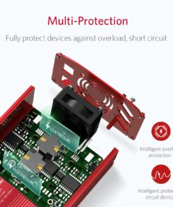 BESTEK 1000W Car Power Inverter, DC 12V to 110V Car Power Converter with 2 AC Ports Multi-Protection 1000 watt Power Inverter for Vehicles/Car/RV/Home, Terminals Power Cables Input,Road Trip Essential 21 71 mCq9i2vL