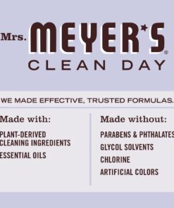 Mrs. Meyer's Multi-Surface Cleaner Concentrate, Use to Clean Floors, Tile, Counters, Lavender, 32 fl. oz - Pack of 2 32 Fl Oz (Pack of 2) 26 71 mHHjXV3S