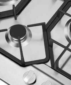 Empava EMPV-24GC4B67A 24" Gas Stove Cooktop 4 Italy Sabaf Sealed Burners NG/LPG Convertible Stainless Steel Cooker, 24 Inch 19 71 n PxD6L