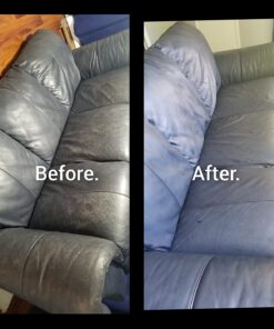 The Original Leather Recoloring Balm by Furniture Clinic - 16 Color Options - Leather Repair Kit for Furniture - Restore Couches, Car Seats, Clothing - Non-Toxic Leather Repair Cream (Navy Blue) Navy Blue 34 71 p0A4TsXL