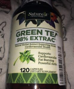 Green Tea Extract 98% Standardized with EGCG | Healthy Weight Support, Metabolism, Energy, Heart Health | Green Tea Capsules are Natural Caffeine Pills with Antioxidant & Free Radical Scavenger 1000mg 35 71 p2LO4ARL 1