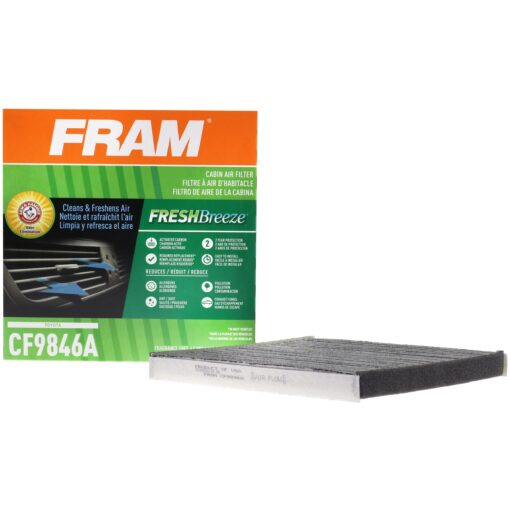 FRAM Fresh Breeze Cabin Air Filter with Arm & Hammer Baking Soda, CF9846A for Toyota Vehicles