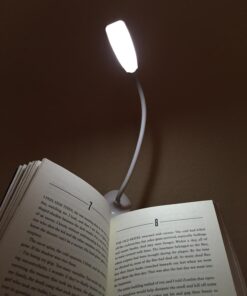 Clip Desk Lamp Table LED Bulb Lamps Set USB Outlet White Modern Shade Gooseneck Dimmable Light Clamp Base Touch Sensor Switch Charging Battery Office Room Bedroom Dorm Kids Small Girls Study Reading 40 71 qPc fnCL