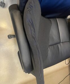 KYSMOTIC Gel Seat Cushion for Long Sitting (Super Large & Thick), Soft & Breathable, Gel Chair Cushion for Wheelchair, for Hip Pain, Gel Seat Cushion for Office Chair (1 Cushion+1 Cover) Black Cover+rose Red Cushion 31 71 r37I9LkL