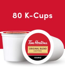 Alternative view of Tim Hortons Original Blend, Medium Roast Coffee, Single-Serve K-Cup Pods Compatible with Keurig Brewers, 80ct K-Cups